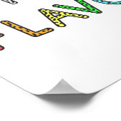 Lgbt Diversity Ice Cream Love of All Flavors Quote Poster (Hoek)