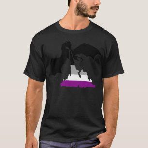 LGBT Dragon Asexual Rainbow Pride Maand Ondersteun T-shirt