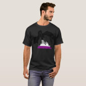 LGBT Dragon Asexual Rainbow Pride Maand Ondersteun T-shirt (Voorkant volledig)