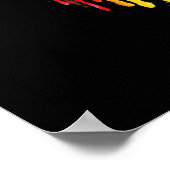 LGBT Dragon Heart Rainbow Heart Dragon LGBT Pride Poster (Hoek)