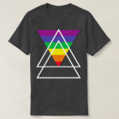LGBT-driehoek T-shirt (Design voorkant)
