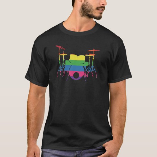 LGBT Drummer T-shirt (Voorkant)