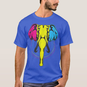 LGBT Equality Panseuality Flag Elephant Pan Pride T-shirt