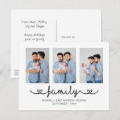 LGBT Familie Foto Sjabloon Gepersonaliseerde Tekst (Voorkant / Achterkant)