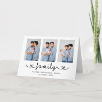 LGBT-familie fotosjabloon gepersonaliseerde Feestd