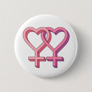 LGBT Femme 2 Femme-toets Ronde Button 5,7 Cm