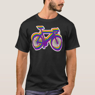 LGBT fietsen met homoseksuele fiets T-shirt