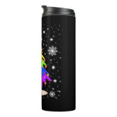 LGBT Flag Christmas Tree Merry Christmas Gay LGBT  Thermosbeker (Geroteerd rechts)