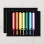 LGBT Flag Gay Pride Briefkaart (Voorkant / Achterkant)
