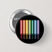 LGBT Flag Gay Pride Ronde Button 5,7 Cm (Voorkant /achterkant)
