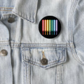 LGBT Flag Gay Pride Ronde Button 5,7 Cm (In situ)