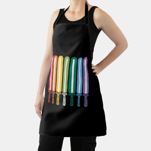 LGBT Flag Gay Pride Schort (Insitu)