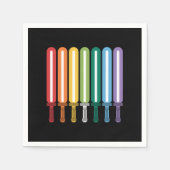 LGBT Flag Gay Pride Servet (Voorkant)