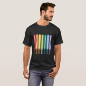 LGBT Flag Gay Pride T-shirt (Voorkant volledig)
