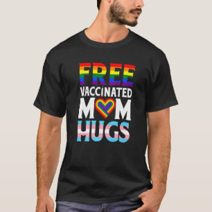 Lgbt Flag Proud Mam vrij Hugs Gay Lesbian Prid T-shirt