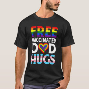 Lgbt Flag Proud Vader Vrij Hugs Gay Lesbian Prid T-shirt