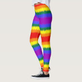 LGBT+ Flag Wide Stripe Leggings (Links)