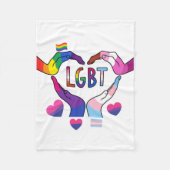 LGBT Fleece Deken (Voorkant)