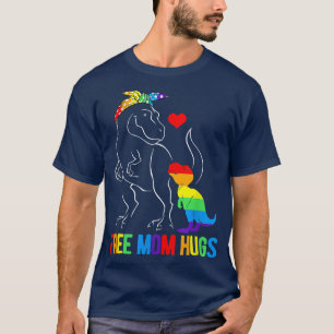 LGBT Free Mam Hugs Dinosaur Re Mamasaurus Ally Rai T-shirt