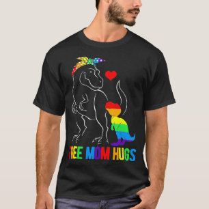 LGBT Free Mam Hugs Dinosaur Re Mamasaurus Ally Rai T-shirt
