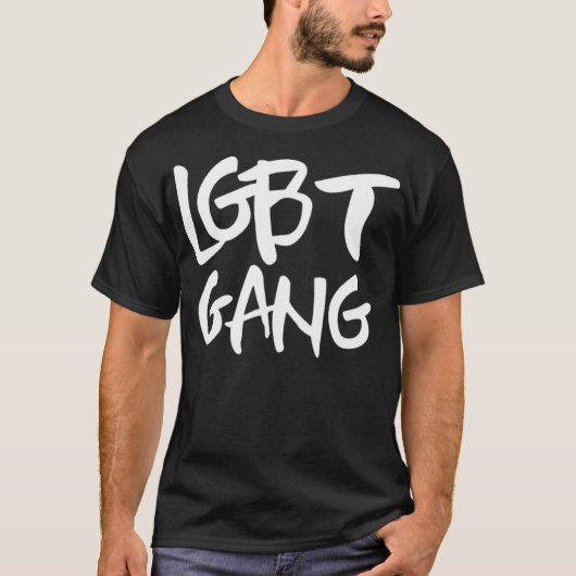 LGBT Gang zwarte lesbienne - standaard-scale-4_00x T-shirt (Voorkant)
