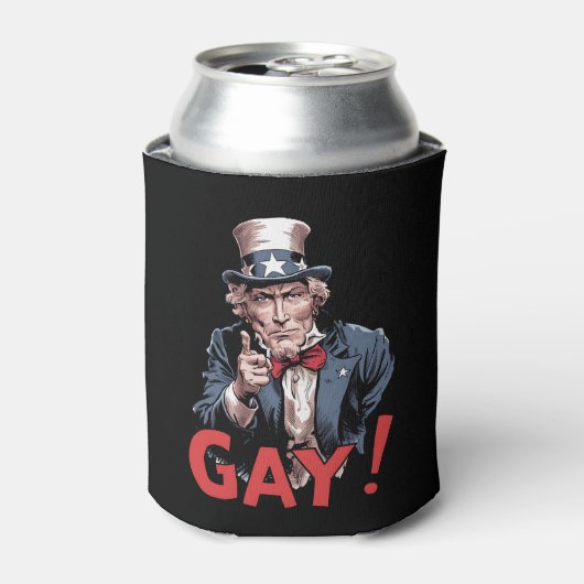 LGBT Gay Ally Pride Maand Funny Blikjeskoeler (Blikje Voorkant)