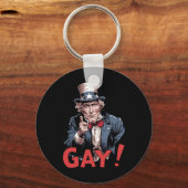 LGBT Gay Ally Pride Maand Funny Sleutelhanger (Voorkant)