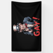 LGBT Gay Ally Pride Maand Funny Spandoek (Verticaal)