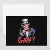 LGBT Gay Ally Pride Maand Grappig Kaart (Voorkant / Achterkant)