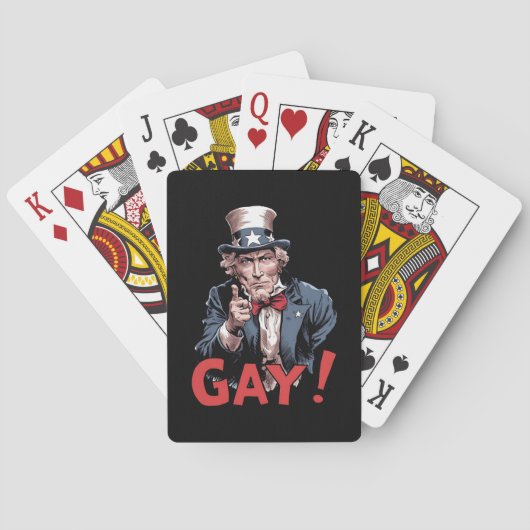 LGBT Gay Ally Pride Maand Grappig Pokerkaarten (Achterkant)