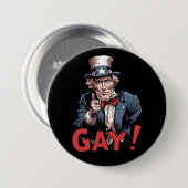 LGBT Gay Ally Pride Maand Grappig Ronde Button 7,6 Cm (Voorkant /achterkant)