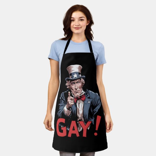 LGBT Gay Ally Pride Maand Grappig Schort (Gedragen)