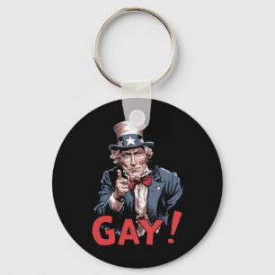LGBT Gay Ally Pride Maand Grappig Sleutelhanger