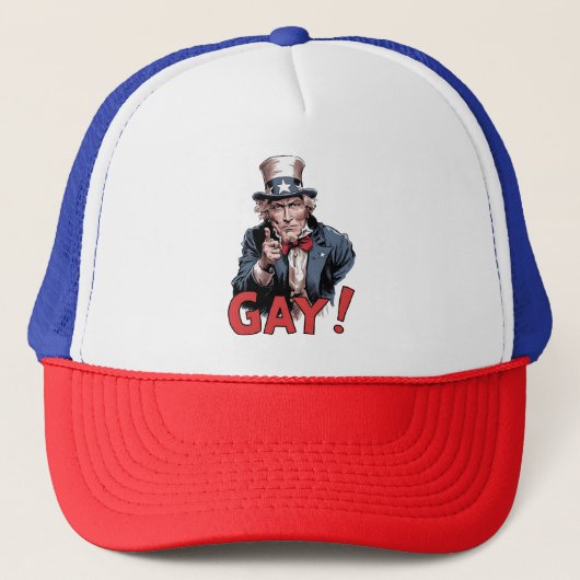 LGBT Gay Ally Pride Maand Grappig Trucker Pet (Voorkant)