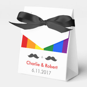 LGBT Gay Bruiloft snorren Regenboog Bedankdoosjes