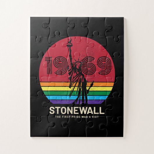 Lgbt Gay Lesbian Pride 52e Jubileum Stonewall Legpuzzel (Verticaal)