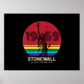 Lgbt Gay Lesbian Pride 52e Jubileum Stonewall Poster (Voorkant)