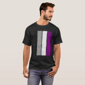 LGBT Gay Lesbian Pride Support LGBTQ Flag Asexual T-shirt (Voorkant volledig)