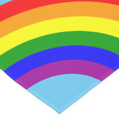 LGBT Gay Matching Couple Half Rainbow Korte Tafelloper (Hoek)