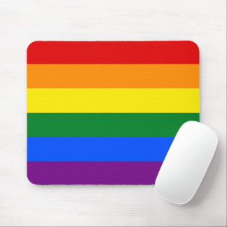 LGBT Gay Pride 6-Stripe regenboogvlag Muismat