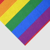 LGBT Gay Pride 6-Stripe regenboogvlag Tissuepapier (Detail)