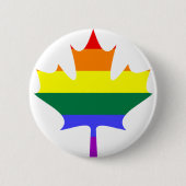 LGBT/Gay Pride Canada Button (Voorkant)