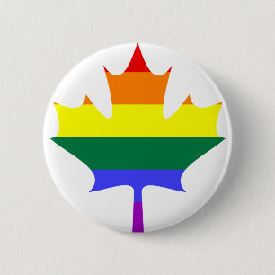 LGBT/Gay Pride Canada Button