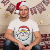LGBT Gay Pride Cool Trendy Santa Claus Kerstmis Tri-Blend Shirt