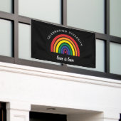 LGBT Gay Pride die diversity Love vieren Spandoek (Buitenkant Gebouw)