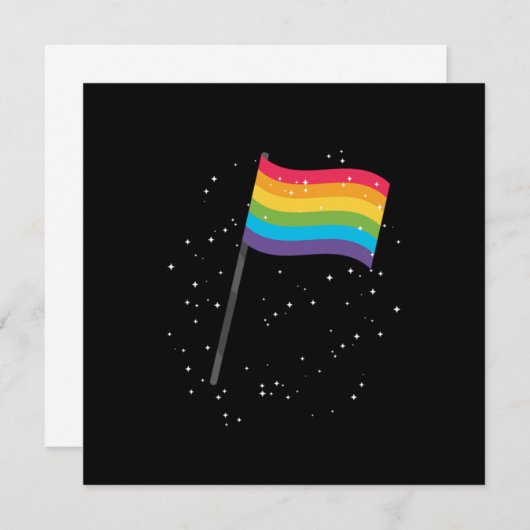 LGBT Gay Pride Equality Flag Gift Kaart (Voorkant / Achterkant)