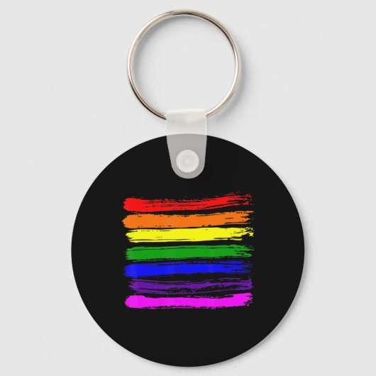 LGBT Gay Pride Flag Gay Pride 2022 Sleutelhanger (Voorkant)