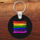 LGBT Gay Pride Flag Gay Pride 2022 Sleutelhanger (Voorkant)