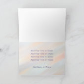 LGBT Gay Pride Flag Rainbow Flag Aangepaste Fotote Feestdagen Kaart (Binnen)