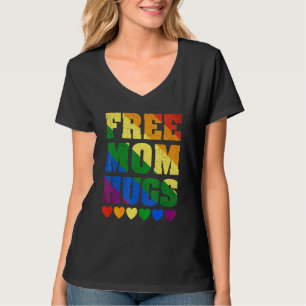 Lgbt Gay Pride Free Mam Hugs Women Apparel T-shirt
